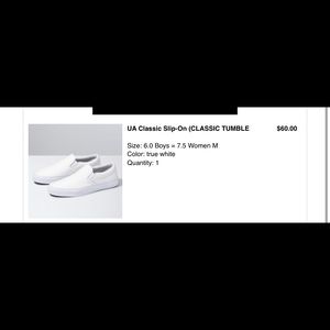 Brand new White vans